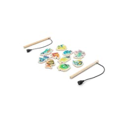 Fishy – Fishing game consisting of 10 wooden fish, ideal for children