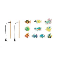 Fishy – Fishing game consisting of 10 wooden fish, ideal for children