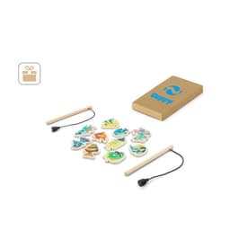 Fishy – Fishing game consisting of 10 wooden fish, ideal for children