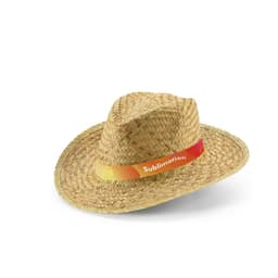 Jean Rib – Natural straw hat with sublimated elastic band