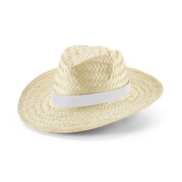 Edward Rib – Natural straw hat with sublimated elastic band