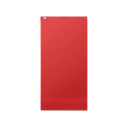 A red promotional product named "Terry" with a smooth texture and a small logo at the top.