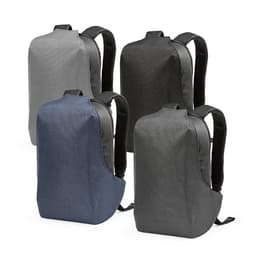 A collection of four backpacks in grey, dark grey, and navy, featuring sleek designs and ergonomic straps.