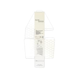 A product packaging design for the Avicenna Speaker featuring geometric patterns in white and cream. Includes a logo.