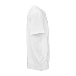 A white Maya jersey t-shirt made from 100% organic cotton, featuring short sleeves and a simple design.