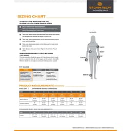 A sizing chart with measurements and fit guide for the Women's Soho Cardigan, including details on chest, waist, and sleeve lengths.