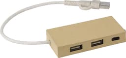 Aluminium and recycled paper USB hub Paulo