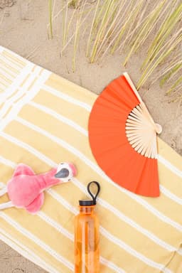 Bamboo hand held fan Elio