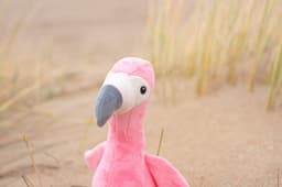 Plush flamingo Alicia