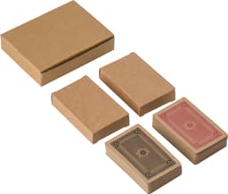 Recycled carton card decks Arwen