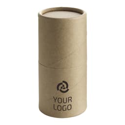 Cardboard tube with pencils