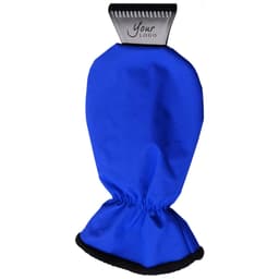ABS ice scraper and polyester glove