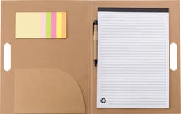 Cardboard memo folder