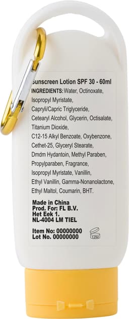 PE sunscreen lotion bottle