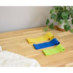 Set of three elastic sports bands
