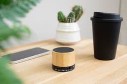 Bamboo wireless speaker