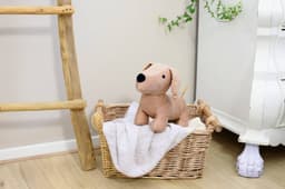 Plush toy dog Liza