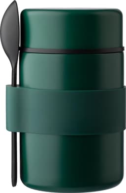 Stainless steel double walled lunch pot Niko