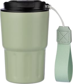 Stainless steel double walled mug Louisa