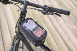 Polyester (600D) bicycle handle bar bag