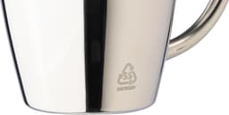 Stainless steel double walled mugs