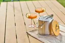 Double walled stainless steel ice bucket Fenwick