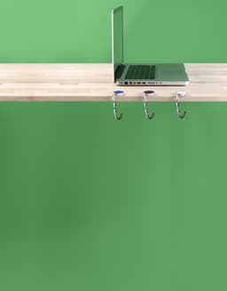 Metal bag hook