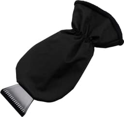 ABS ice scraper and polyester glove
