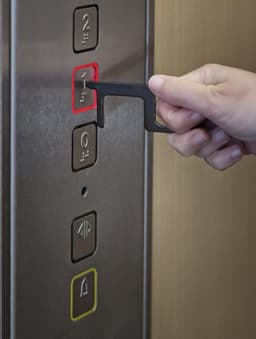 Aluminium door opener