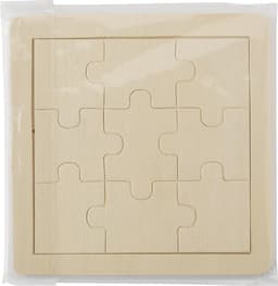 Wooden nine piece puzzle