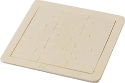 Wooden nine piece puzzle