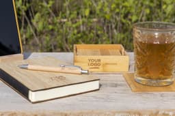 Bamboo coaster set