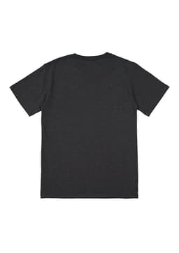 A grey men's short sleeve tee with a simple design and no visible branding on the back.