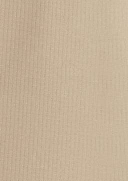 A textured fabric in a light beige colour, suitable for a women's outdoor long sleeve button-up shirt.