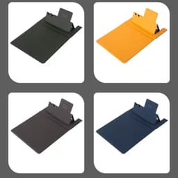 A multi-function mouse pad with wireless charging in black, green, yellow, and navy blue. Features a logo.