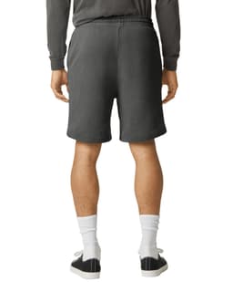 Comfort Colors Lightweight Sweatshorts in dark grey, featuring an elastic waistband and a simple design.