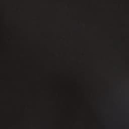 A pair of black slacks with a smooth texture, featuring a subtle logo on the waistband.
