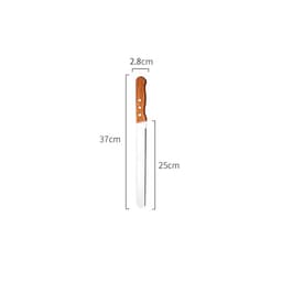 Stainless Steel Bread Knife With Wooden Handle