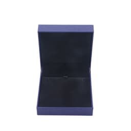 A custom jewellery gift packaging box in a deep purple colour, featuring a soft interior lining.