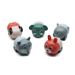 Mini Cute Animal Pull-Back Toy Car