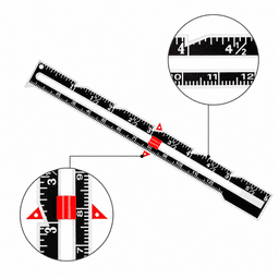 Sewing Gauge Ruler w/ Sliding Marker