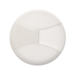 A reusable coffee cup featuring a cork band, designed for eco-friendly beverages. The cup has a sleek white finish.