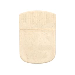 A Croc Magnetic Clip displayed against a white background, featuring a beige color with a textured top half.