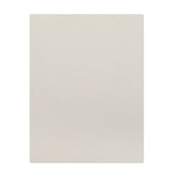 A plain, light beige planner with a smooth surface and rounded corners, featuring a subtle texture.