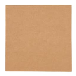 A set of sticky notes in brown, square shape, featuring a simple, natural design. It has a logo on the corner.