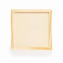A blank wooden canvas frame featuring a natural wood finish, ready for artwork or painting.
