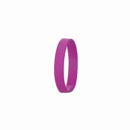 A purple drink bottle with a smooth, rounded surface and a simple design, featuring a logo.