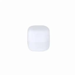 A drink bottle in a solid white design, featuring a sleek and minimalist shape. It includes a logo.