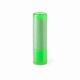 A drink bottle in a bright green translucent design, featuring a rounded cap and a cylindrical shape.