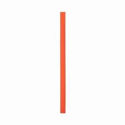 An orange drink bottle with a minimalistic design, featuring a simple branding logo.